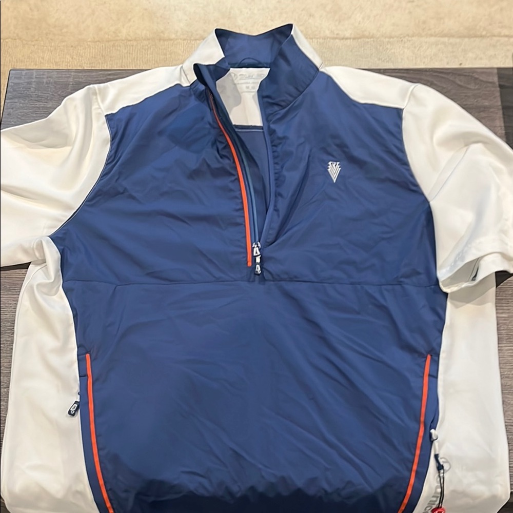 Sunice Navy and White Pullover